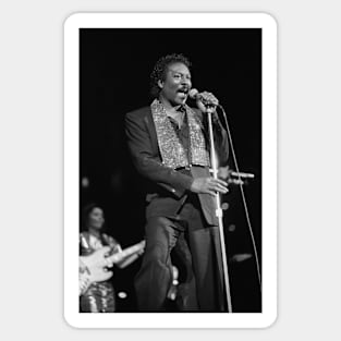 Wilson Pickett BW Photograph Sticker